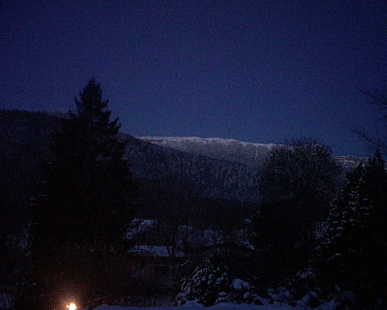 Le Day: Le mont d'or vu de Vallorbe