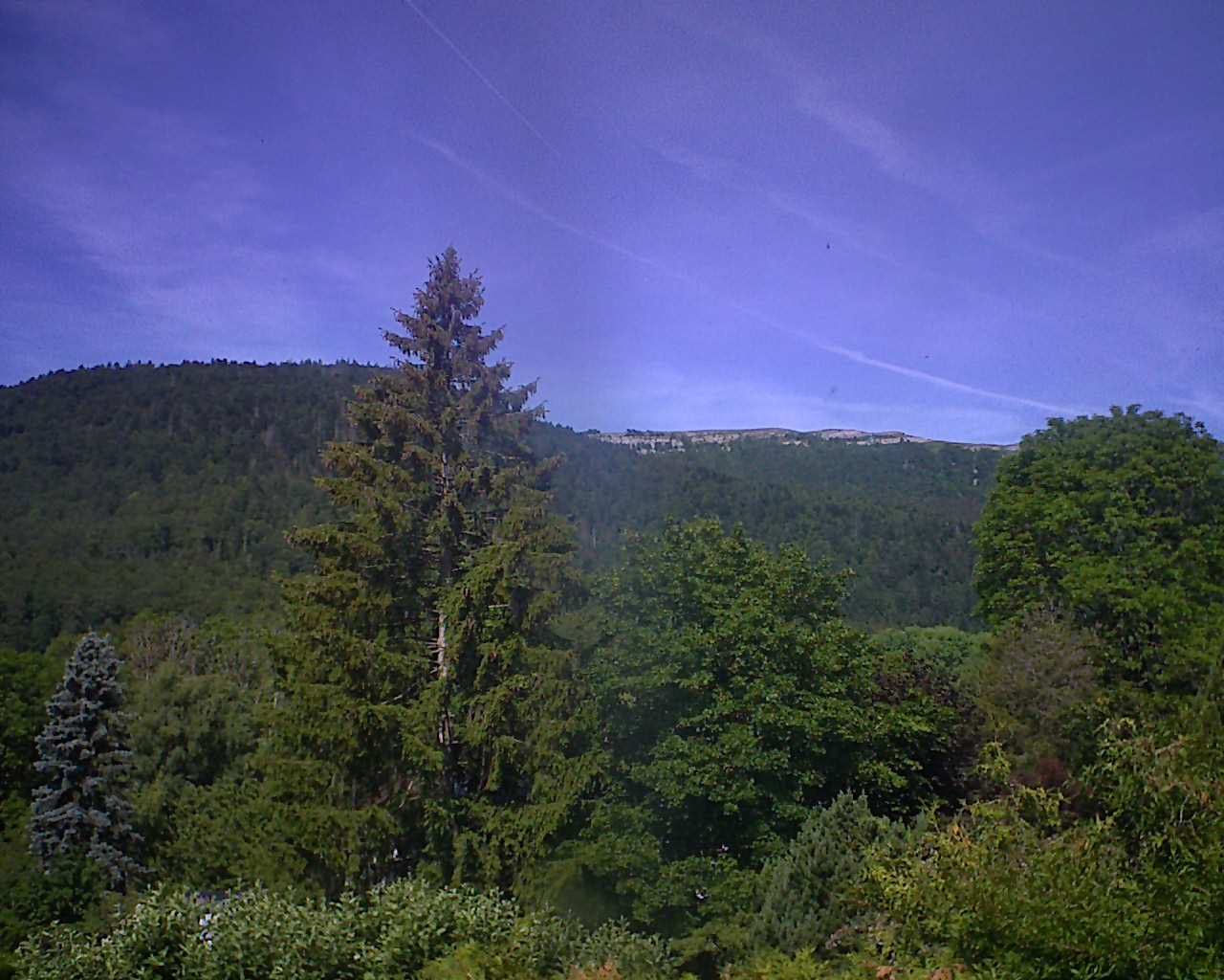 Le Day: Le mont d'or vu de Vallorbe
