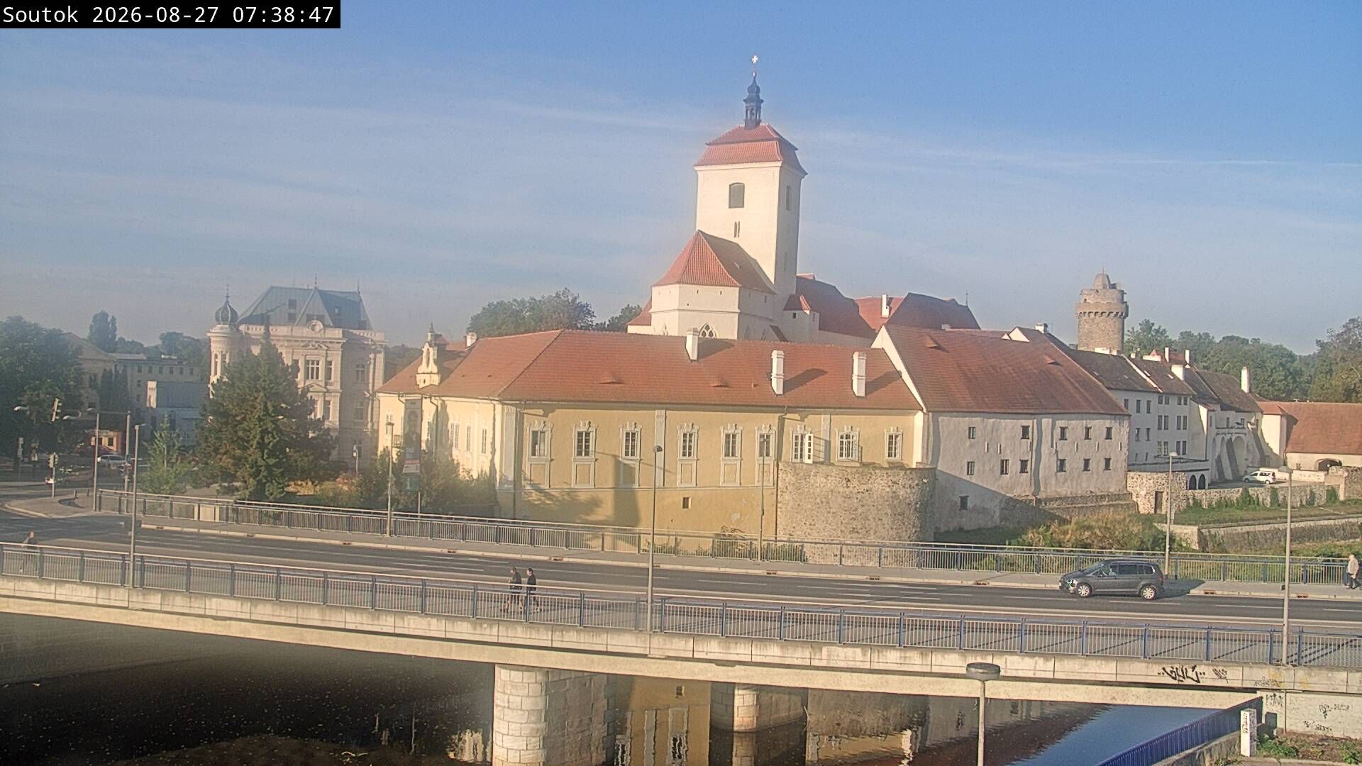 Traffic Cam Strakonice: hrad a soutok