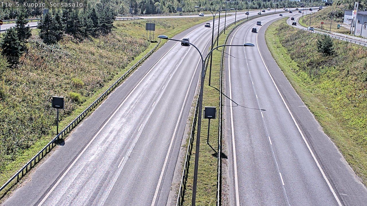 Traffic Cam Kuopio: Tie - Sorsasalo - Mikkeli