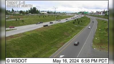 Traffic Cam Oakland: I-5 at MP 132.1: S 38th St looking North