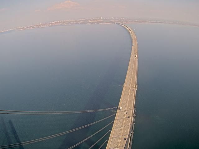 Webcam Öresundbrücke, Malmö, Skåne, Schweden