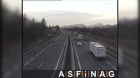 Golling an der Salzach: A, bei Anschlussstelle Golling-Abtenau, Blickrichtung Salzburg - Km ,