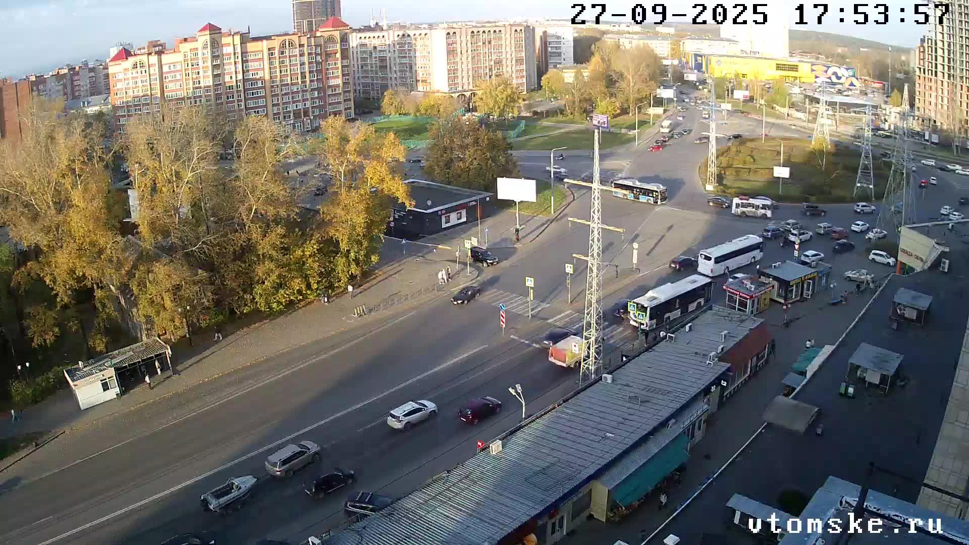 Traffic Cam Tomsk: Томск Транспортная площадь: Томск Транспортная площадь
