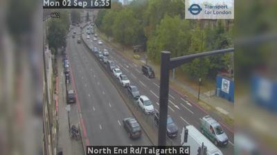 North End/Talgarth Road Traffic London