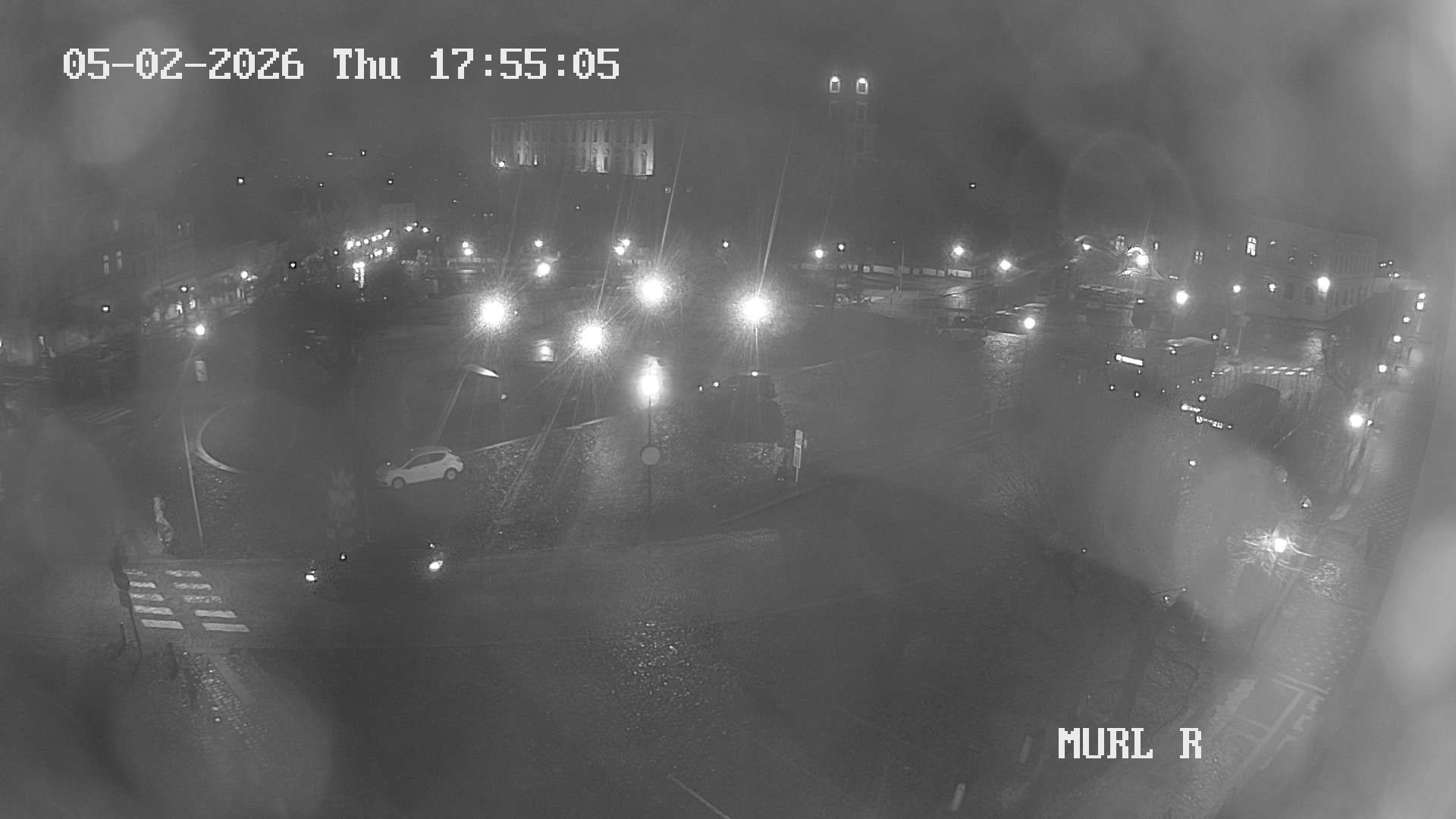 Traffic Cam Roudnice nad Labem: Karlovo náměstí - Roudnice castle