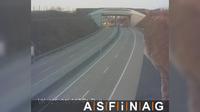 Herrnbaumgarten: A, zwischen ASt Walterskirchen und ASt Poysbrunn, Blickrichtung Brünn - Km ,