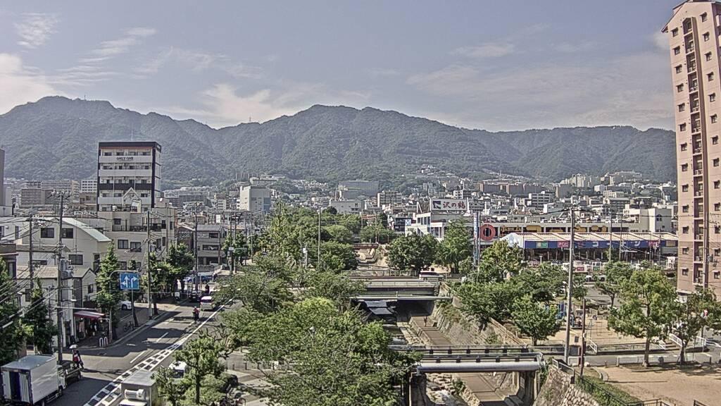 Nada-eki: Cityscape to Mountainscape Webcam