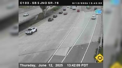 Oceanside Traffic at I-5 & SR-76