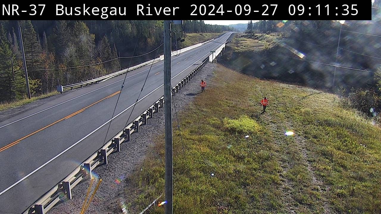Traffic Cam Unorganized North Cochrane: Highway 11 near Highway 668