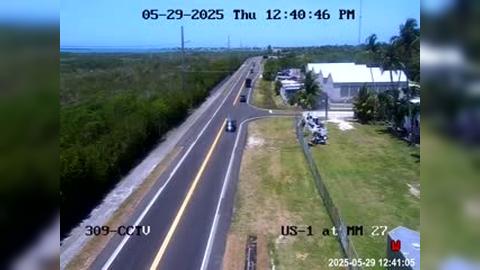 Traffic Cam Summerland Key: US-1 at Mile Marker