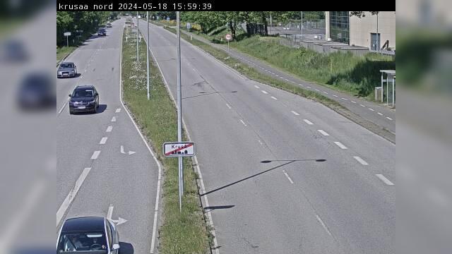 Traffic Cam Krusa › North: Rute 170 Kruså - N
