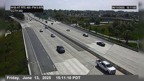 Traffic Cam Costa Mesa › North: SR-55 : I-405 B