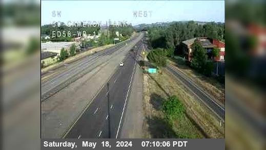 Traffic Cam Cameron Park › West: Hwy 50 at Cameron_Park_ED50_WB_1