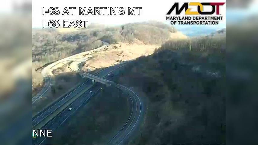 Traffic Cam Pleasant Valley: I-68 AT MARTIN'S MOUNTAIN (601008)