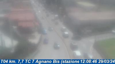 Preview delle webcam di Municipalita 9: T04 km. 7,7 TC 7 Agnano Bis (stazione)