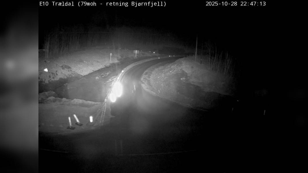 Traffic Cam Traeldal: E10 - Bjørnfjell