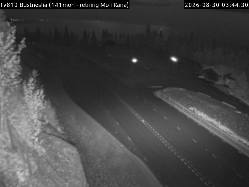 Traffic Cam Dalsgrenda: F810 Bustneslia (Mo I Rana)