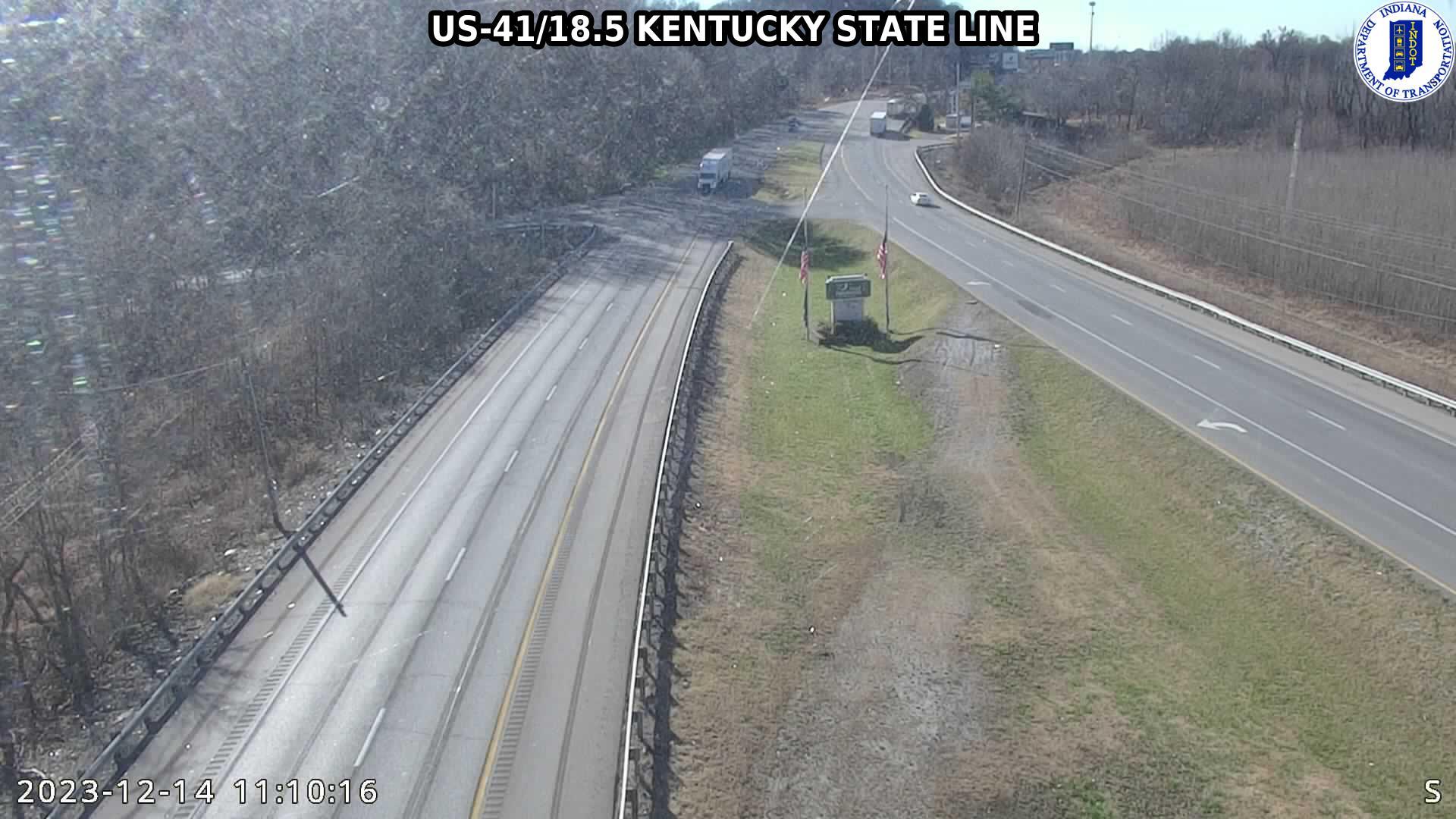 Traffic Cam Henderson: KY US-41: US-41/18.5 - STATE LINE: US-41/18.5 - STATE LINE