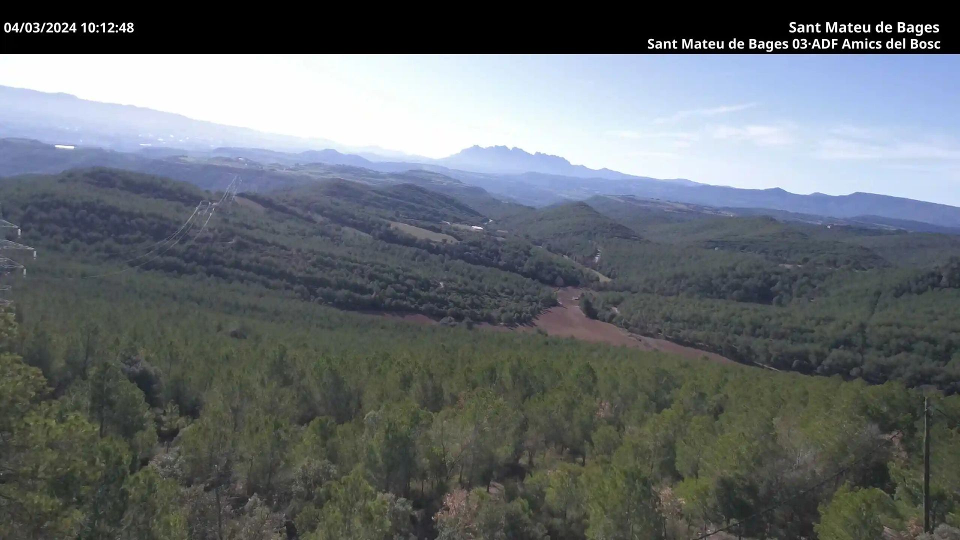 Traffic Cam Sant Mateu de Bages › South