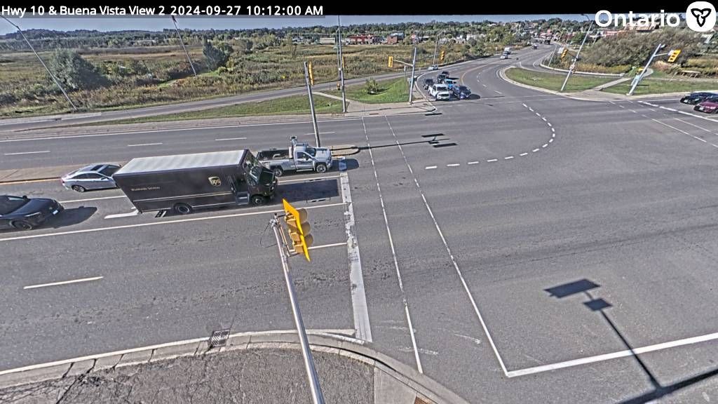 Traffic Cam Orangeville: Highway 10 at Buena Vista Dr