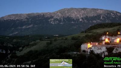 immagine della webcam nei dintorni di Sant'Eufemia a Maiella: webcam Caramanico Terme