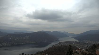 Vernate: Il Lago di Lugano da - Ticino (Svizzera)