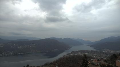 Vernate: Il Lago di Lugano da - Ticino (Svizzera)