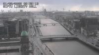 Last daylight view from IFSC: Streaming video webcam in Dublin