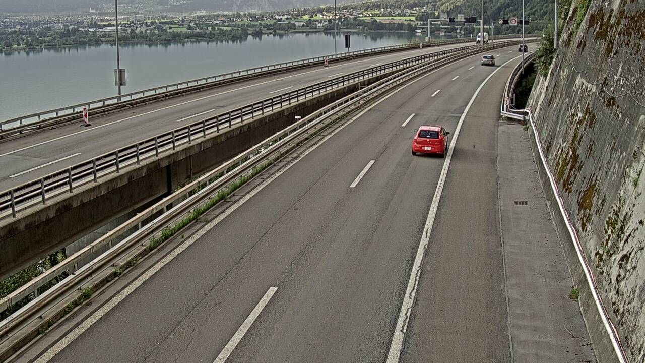 Seedorf: A2/E35 Seelisbergtunnel Sud dir. Nord