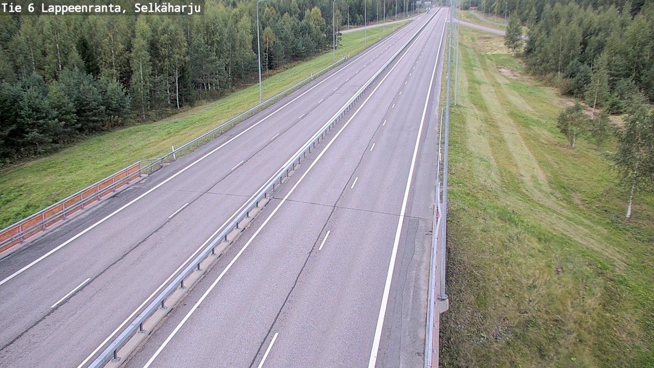 Traffic Cam Lappeenranta: Tie - Selkäharju - Kouvolaan