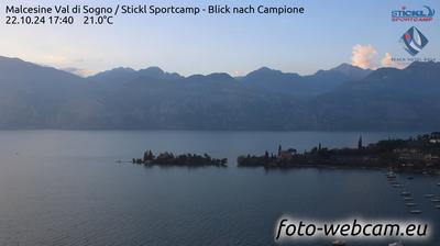 immagine della webcam nei dintorni di San Zeno di Montagna: webcam Malcesine