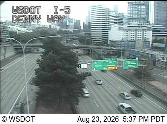 Traffic Cam Seattle: I-5 at MP 166.4: Denny Way