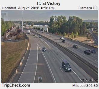 Traffic Cam Portland: I- at Victory