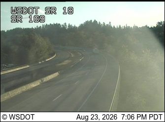 Traffic Cam Newcastle: SR 18 at MP 16.8: SR 169 Interchange