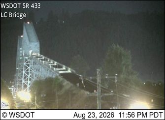 Traffic Cam Rainier › North: SR 433 at MP 0.9: Lewis and Clark Bridge
