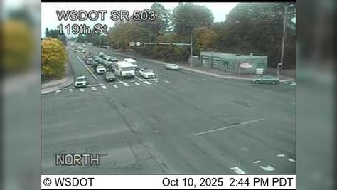 Traffic Cam Battle Ground: SR 503 at MP 2.7: 119th St