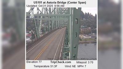 Astoria Bridge - US101 Traffic & Landscape