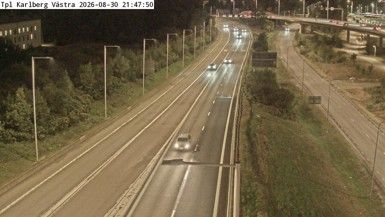 Traffic Cam Bergshamra: Tpl Karlberg Västra