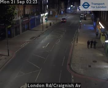 Traffic Cam Croydon: London Rd/Craignish Av