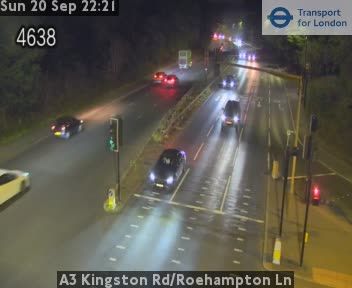 Traffic Cam London: A3 Kingston Rd/Roehampton Ln