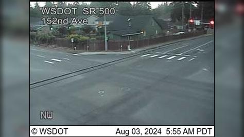 Traffic Cam Battle Ground: SR 500 at MP 8.7: 152nd Ave