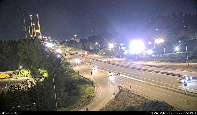 Traffic Cam Delta › North: Hwy 91 Connector at Nordel Way, looking north