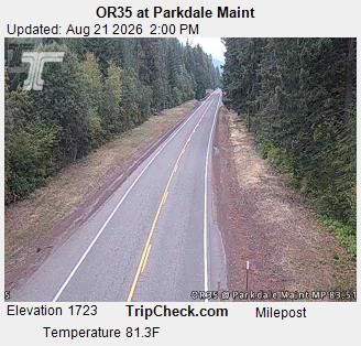 Traffic Cam Parkdale: ORE35 at - Maint SB