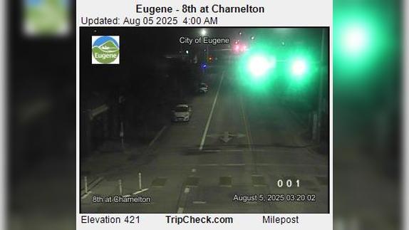 Traffic Cam Eugene: 8th at Charnelton