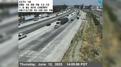 Traffic at Fontana East I-10