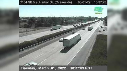 Traffic Cam Marine Corps Base Camp Pendleton › South: I- : Harbor Drive