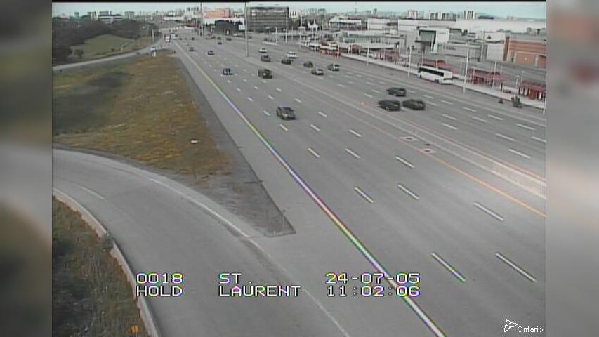 Traffic Cam (Old) Ottawa: HWY 417 NEAR ST. LAURENT BLVD