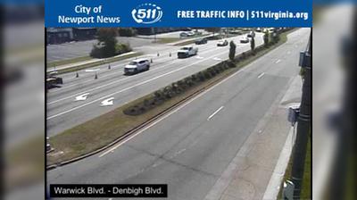Warwick Blvd Traffic in Newport News