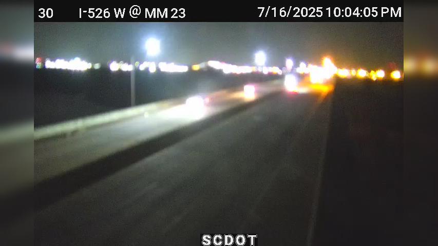 Traffic Cam Yellow House Landing: I-526 W @ MM 23 (Clements Ferry Road)